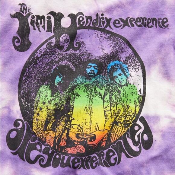 UO Jimi Hendrix Experience Tie Dye Tee Size Small - Picture 7 of 12